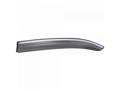 Ветровики SkyLine Honda Civic SD 2012- (with chrome molding)