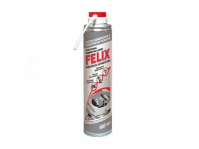 Очиститель карбюратора FELIX 0.4л, аэрозоль